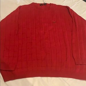 5XL. Red IZOD sweater
